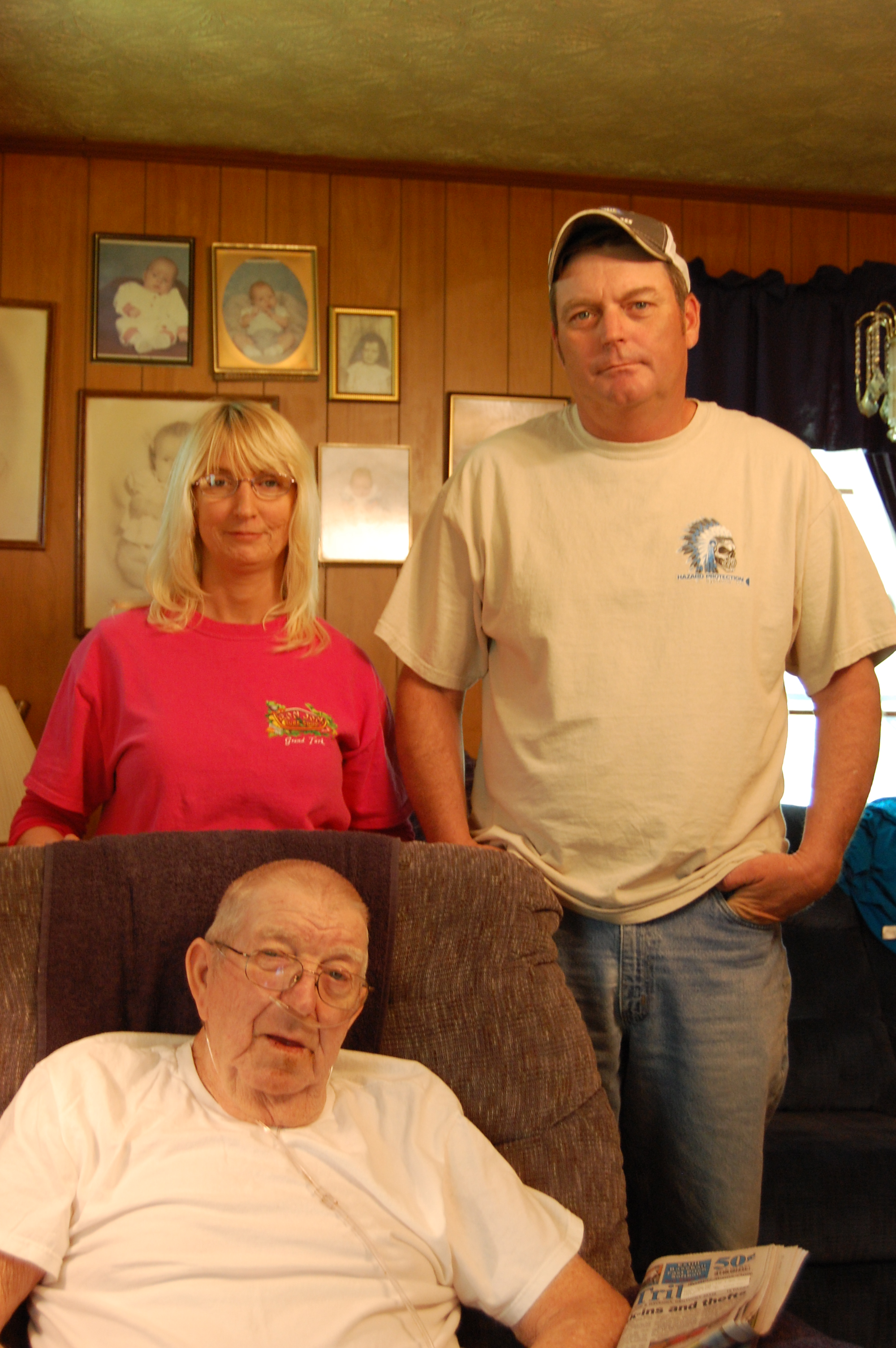 Although Tracy Jenkins is under the care of Hospice Care Plus, he works closely with David and Paula every day to make sure the farm work and festival planning are on schedule.